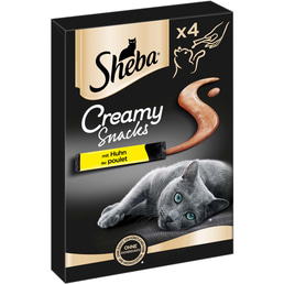 SHEBA® Creamy Snacks s kuřecím masem
