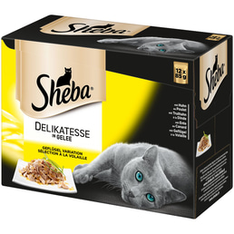 Sheba Delikatesse drůbeží maso v želé variace