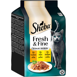 Sheba Fresh & Fine želé krůta, kuře & drůbež