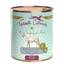 Terra Canis koňské maso bez obilovin s tuřínem, fenyklem a šalvějí