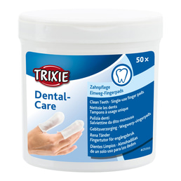 Trixie jednorázové návleky na prst pro péči o zuby 50 ks