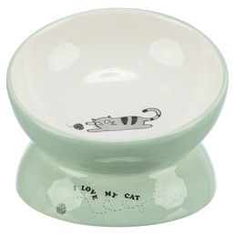 Trixie keramická miska zvýšená šalvěj/bílá 0,15 l/ø 13 cm