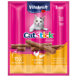 Vitakraft Cat-Stick mini s drůbežím masem a játry