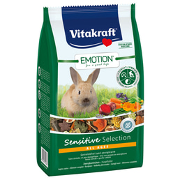 Vitakraft Emotion Sensitive Selection zakrslý králík, 600 g