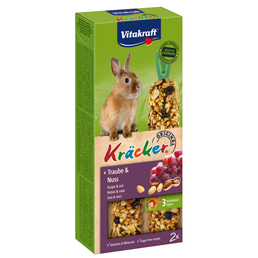 Vitakraft krekry pro zakrslé králíky s hrozny a oříšky