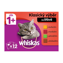 Whiskas kapsičky klasický výběr ve šťávě