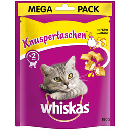 Whiskas křupavé polštářky, kuřecí maso se sýrem