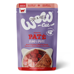 WOW CAT Adult hovězí a krůta