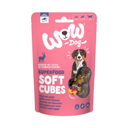 WOW SUPERFOOD Soft Cubes zvěřina s jablkem 150 g