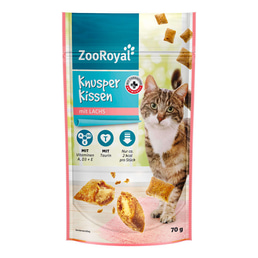 ZooRoyal křupavé polštářky s lososem