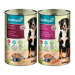 ZooRoyal Ragout Mixpaket Hovězí &amp; Telecí 6x1240 g