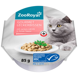 ZooRoyal Gourmet Leckerbissen losos v omáčce