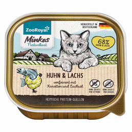 ZooRoyal Minkas Naturkost kuře a losos s mrkví