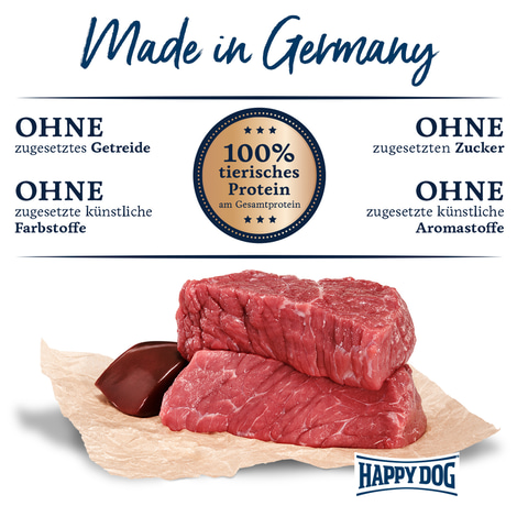 Happy Dog Büffel Pur, 6 x 800 g