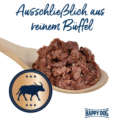 Happy Dog Büffel Pur, 6 x 800 g