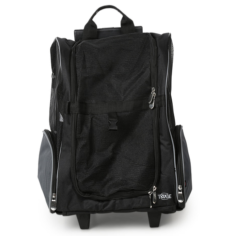 TRIXIE Tbag vozík na kolečkách 32 × 45 × 25 cm z nylonu, černá