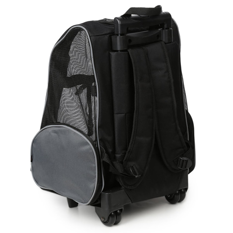 TRIXIE Tbag vozík na kolečkách 32 × 45 × 25 cm z nylonu, černá