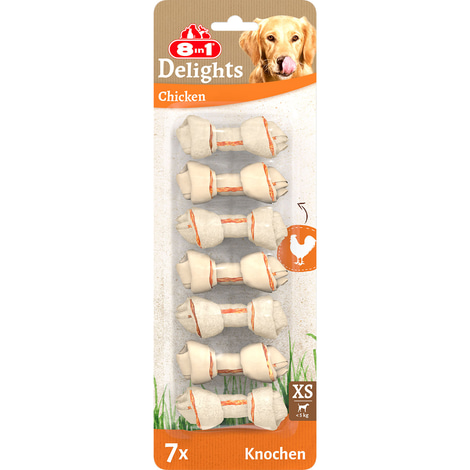 8in1 Delights žvýkací kosti Chicken/kuře