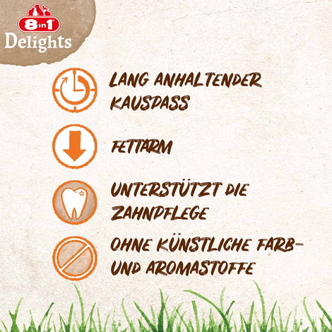 8in1 Delights žvýkací kosti Chicken/kuře