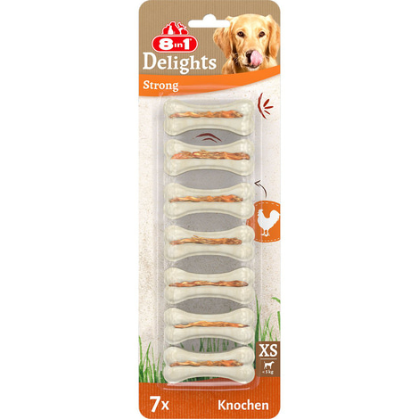 8in1 Delights Strong žvýkací kosti
