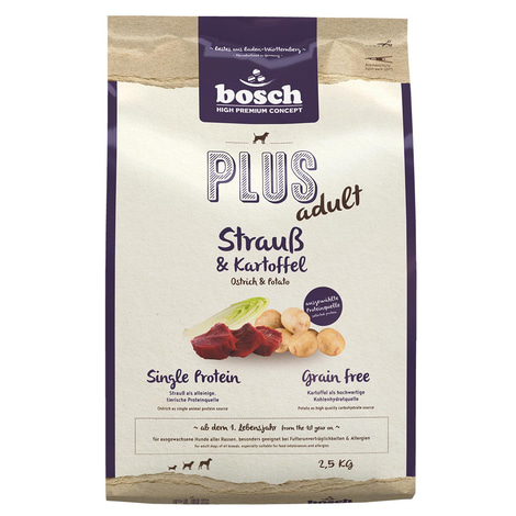 Bosch PLUS pštros a brambory