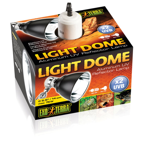 Exo Terra Light Dome lampa s UV reflektorem