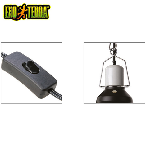 Exo Terra Light Dome lampa s UV reflektorem