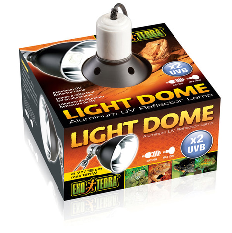 Exo Terra Light Dome lampa s UV reflektorem