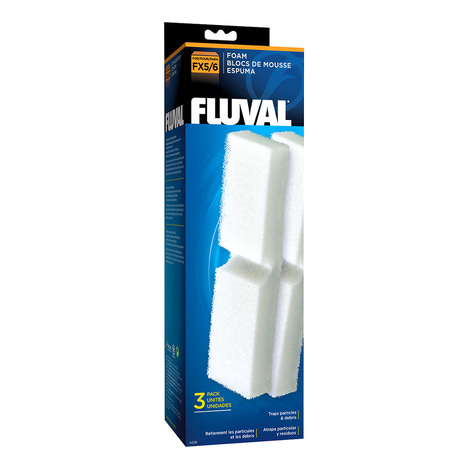 FLUVAL pěnová vložka do předfiltru, balení 3 ks pro Fluval FX5 + FX6