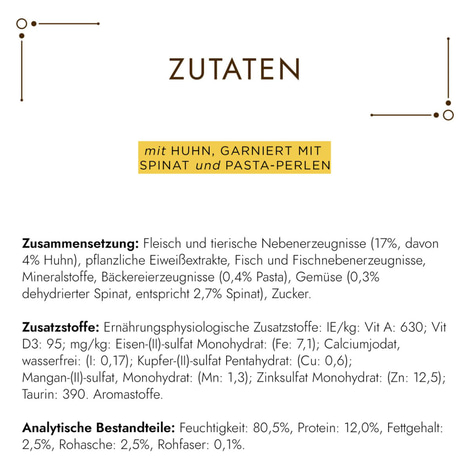 Gourmet A la Carte kuřecí maso zdobené těstovinovými kuličkami