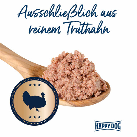 Happy Dog čistý krocan, 6 x 800 g
