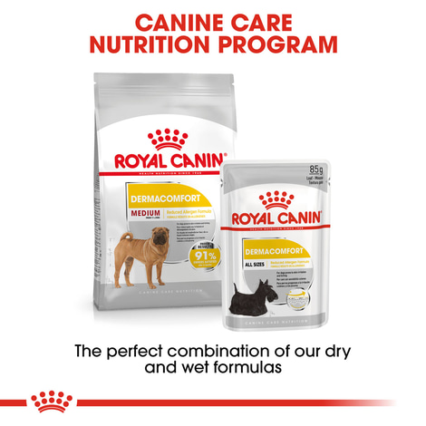 ROYAL CANIN DERMACOMFORT MEDIUM granule pro středně velké psy s citlivou kůží