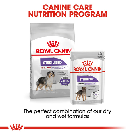 ROYAL CANIN STERILISED MEDIUM granule pro kastrované psy středně velkých plemen