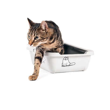 Simon’s Cat toaleta pro kočky, šedá