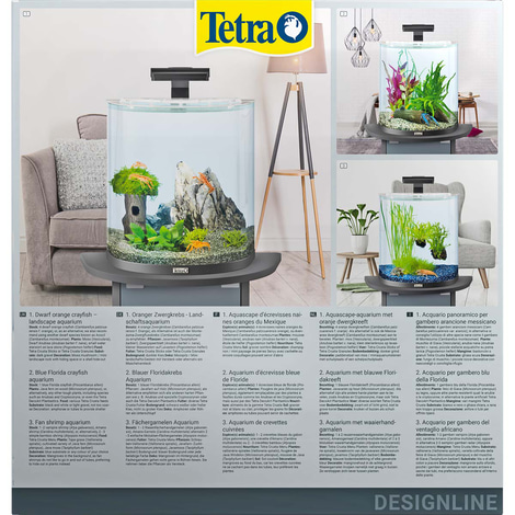 Tetra AquaArt Explorer Line Halfmoon kompletní sada 30 l