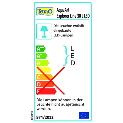 Tetra AquaArt Explorer Line Halfmoon kompletní sada 30 l