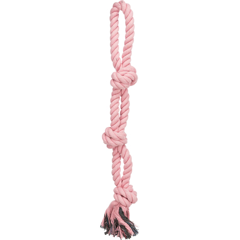 Trixie dvojitá provazová činka k přetahování, 60 cm