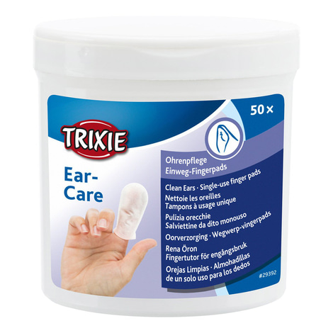Trixie jednorázové návleky na prst pro péči o uši, 50 ks