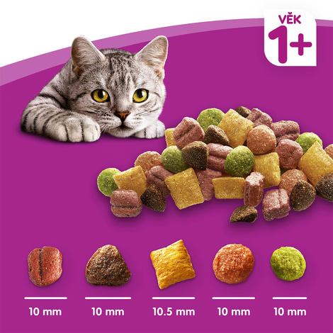 Whiskas granule s tuňákem pro dospělé kočky