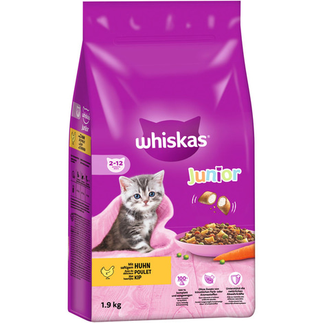 Whiskas Junior s kuřecím masem