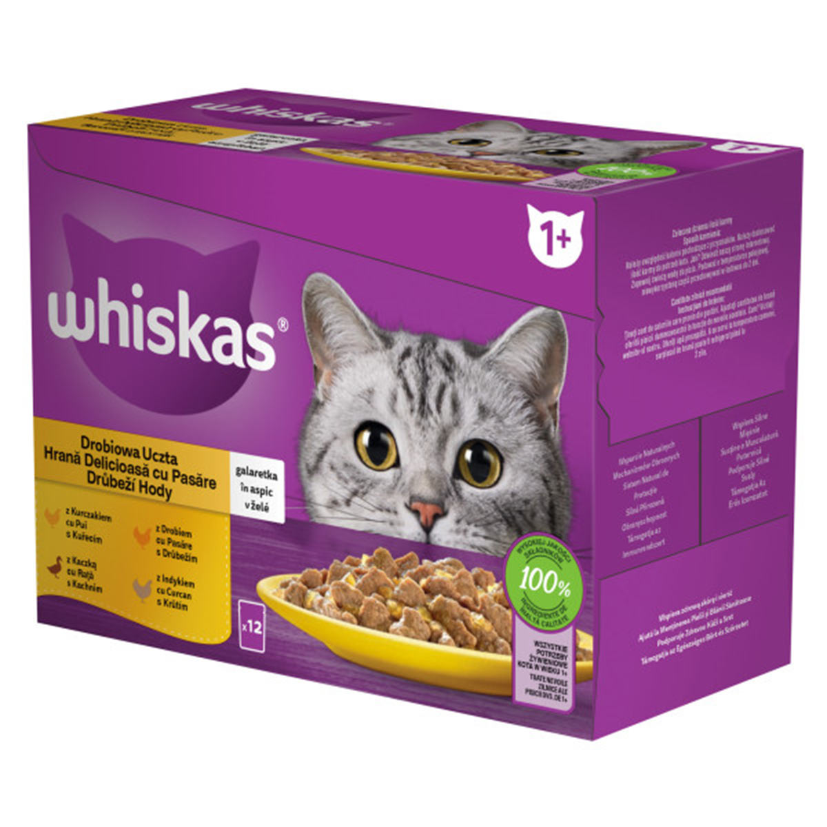 Whiskas kapsičky Drůbeží výběr v želé