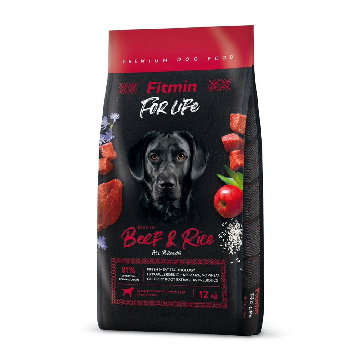 Fitmin For Life Dog Beef &amp; Rice 12kg