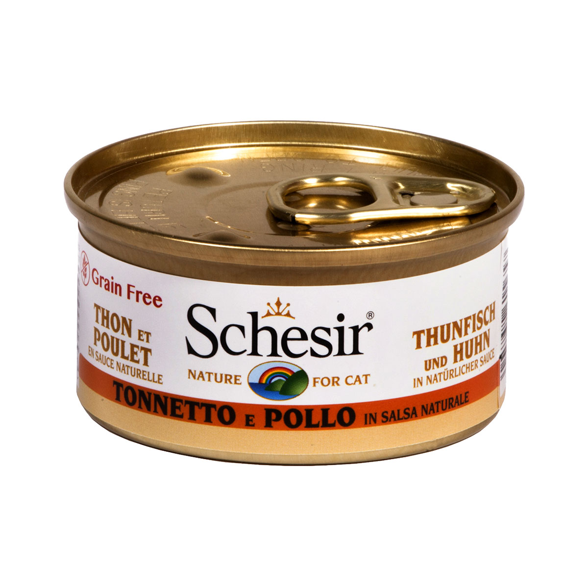 Schesir Natural Sauce tuňák a kuřecí maso