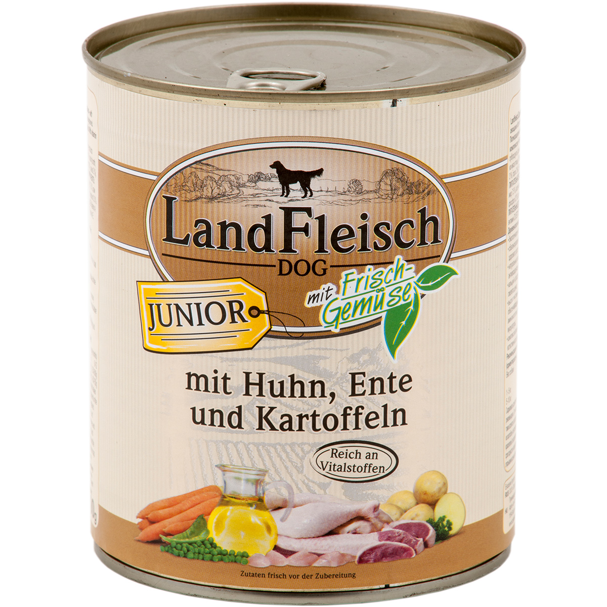 Landfleisch Dog Junior s kuřecím a kachním masem a bramborami