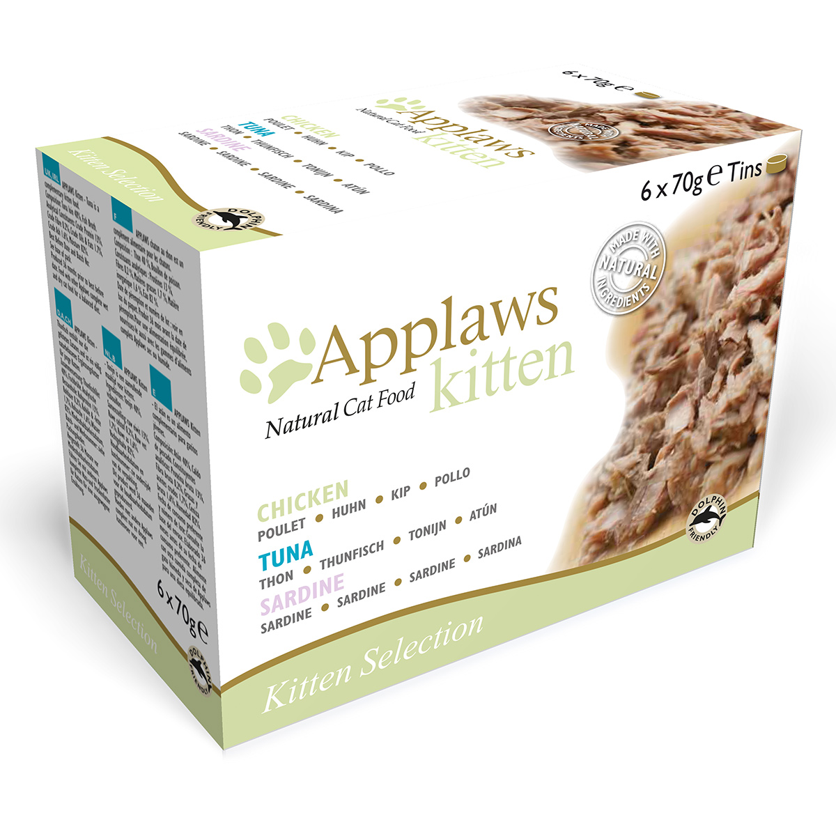 Applaws Cat Kitten multipack, 6 x 70 g