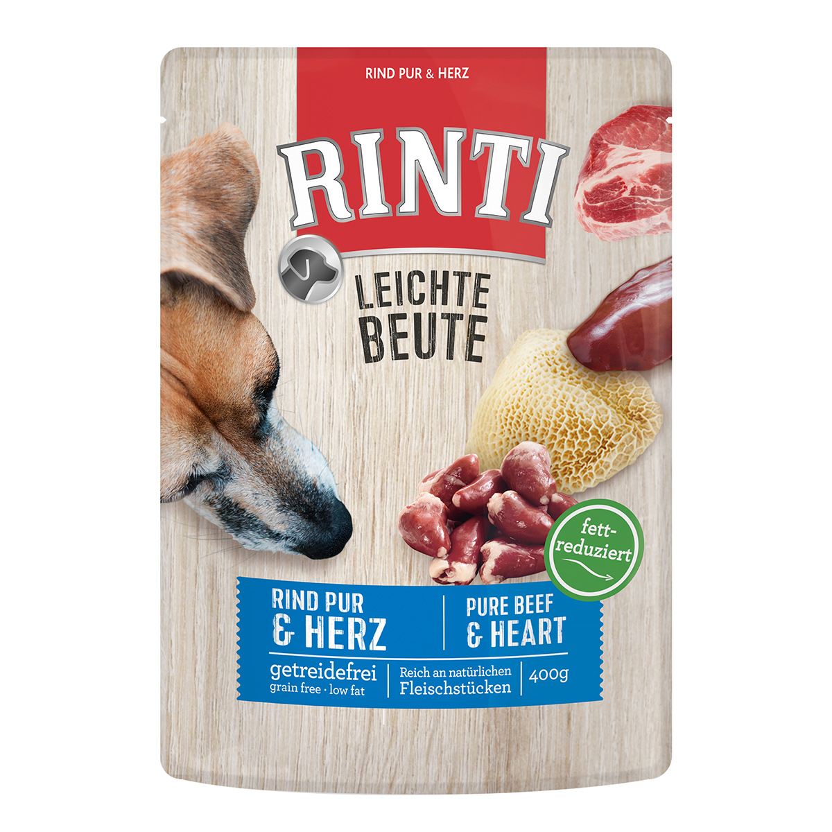 Rinti Leichte Beute čisté hovězí maso + drůbeží srdce