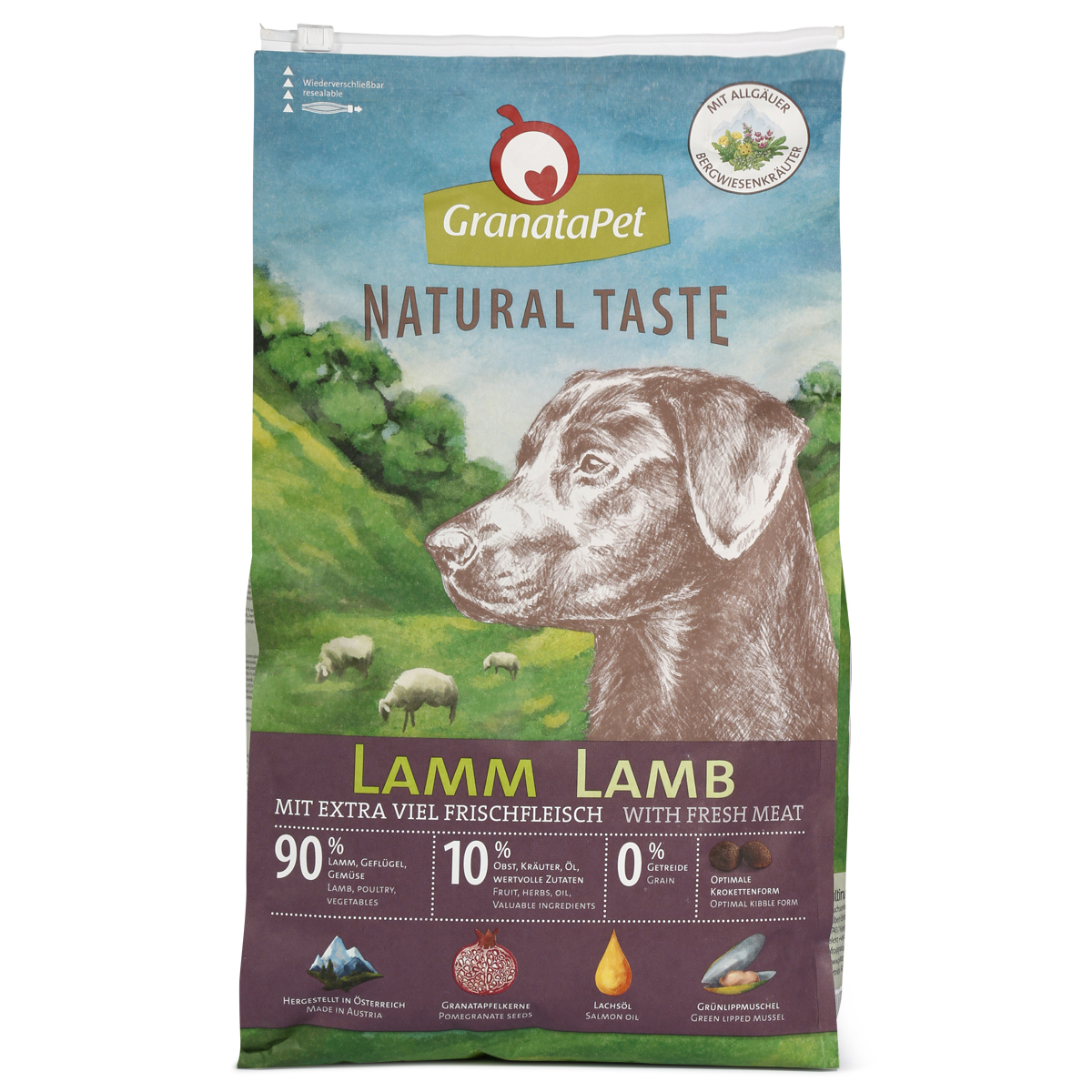 GranataPet Natural Taste Adult s jehněčím masem