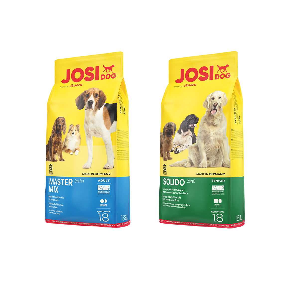 JosiDog variace chutí 2×900 g