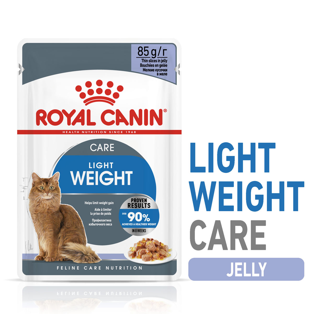 ROYAL CANIN ULTRA LIGHT v želé pro kočky se sklonem k nadváze