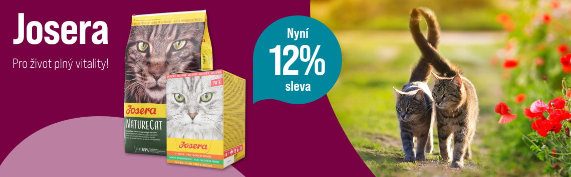 12% sleva na krmivo Josera